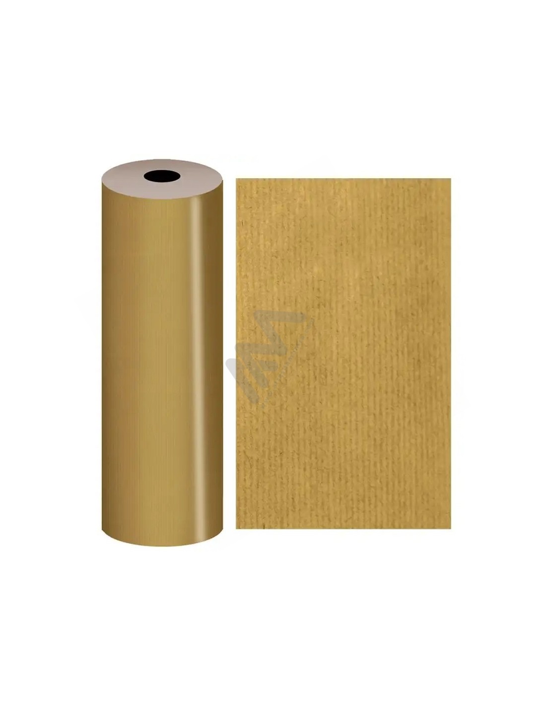 Papel De Embrulho Ouro Kraft Em Rolo Cm X M