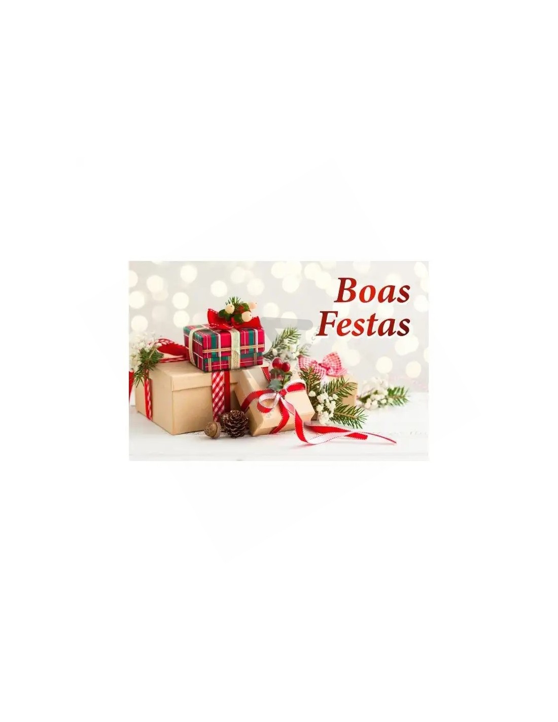 Rolo C Etiquetas Embrulho Natal Boas Festas