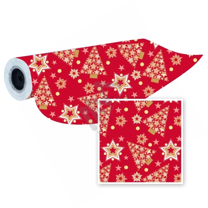 Christmas Wrapping Paper in Roll 62cm x 80m
