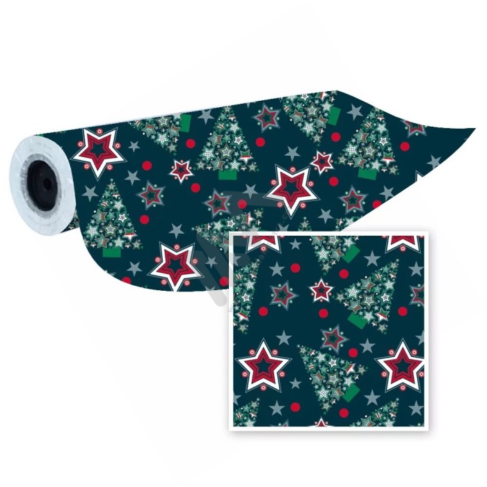 Christmas Wrapping Paper in Roll 62cm x 80m
