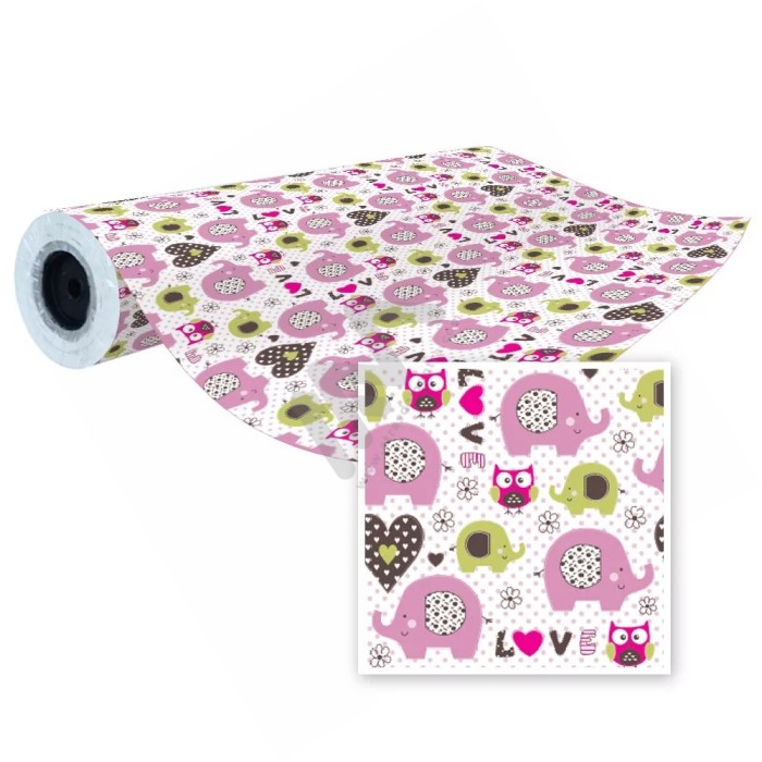 Wrapping Paper in Roll 62cm x 100m
