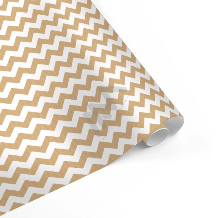 Christmas Kraft Wrapping Paper in Roll 70 x 500cm