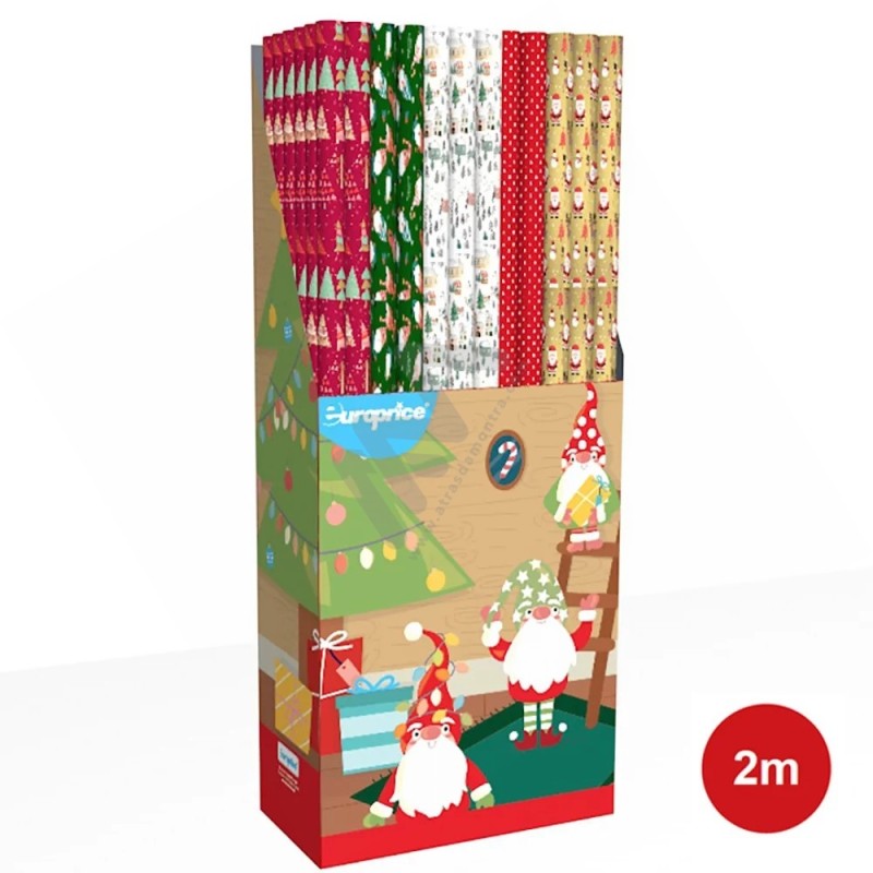 Christmas Wrapping Paper in Roll 70 x 200cm