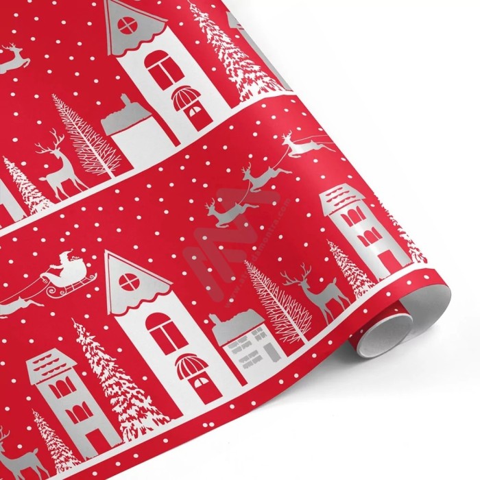 Christmas Wrapping Paper in Roll 70 x 200cm