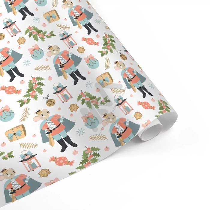 Christmas Wrapping Paper in Roll 70 x 200cm