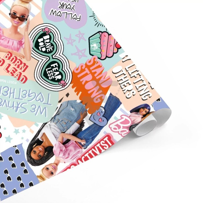 Barbie Wrapping Paper in Roll 70 x 200cm