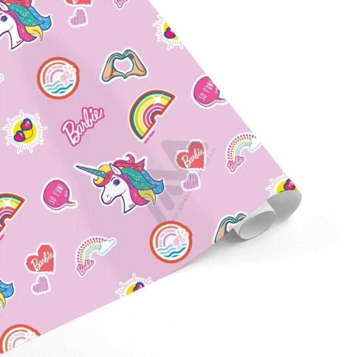Barbie Wrapping Paper in Roll 70 x 200cm