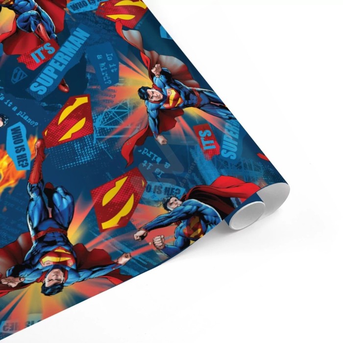 DC Super Heroes Wrapping Paper in Roll 70 x 200cm