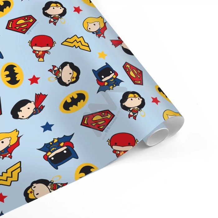 DC Super Heroes Wrapping Paper in Roll 70 x 200cm