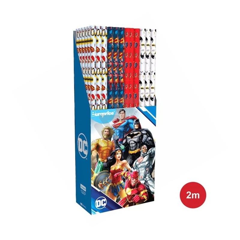DC Super Heroes Wrapping Paper in Roll 70 x 200cm