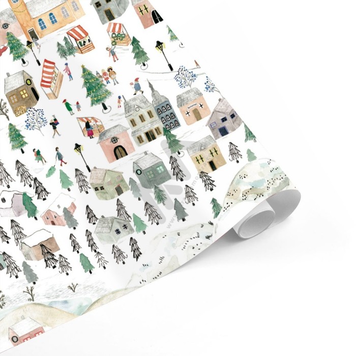 Christmas Wrapping Paper in Roll 70 x 200cm