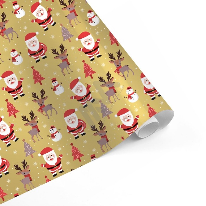 Christmas Wrapping Paper in Roll 70 x 200cm