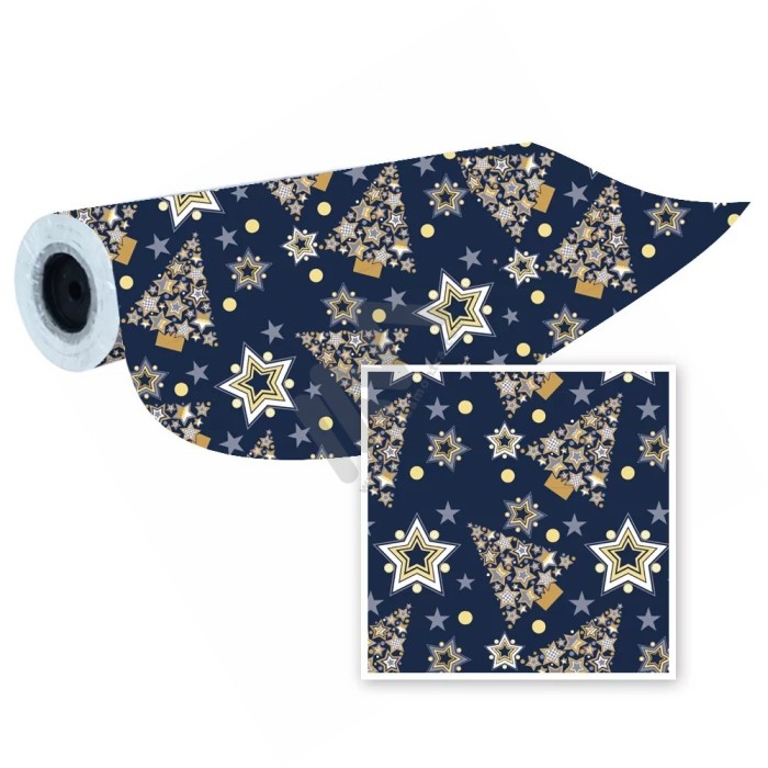 Christmas Wrapping Paper in Roll 62cm x 80m