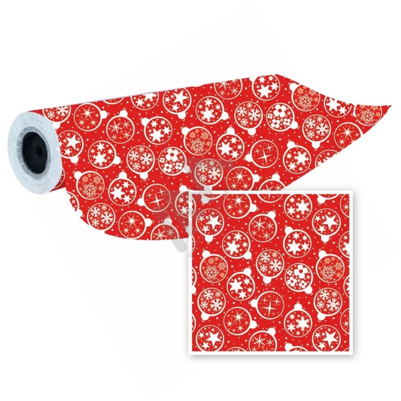 Christmas Wrapping Paper in Roll 62cm x 80m