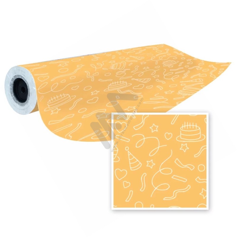 Wrapping Paper in Roll 62cm x 100m