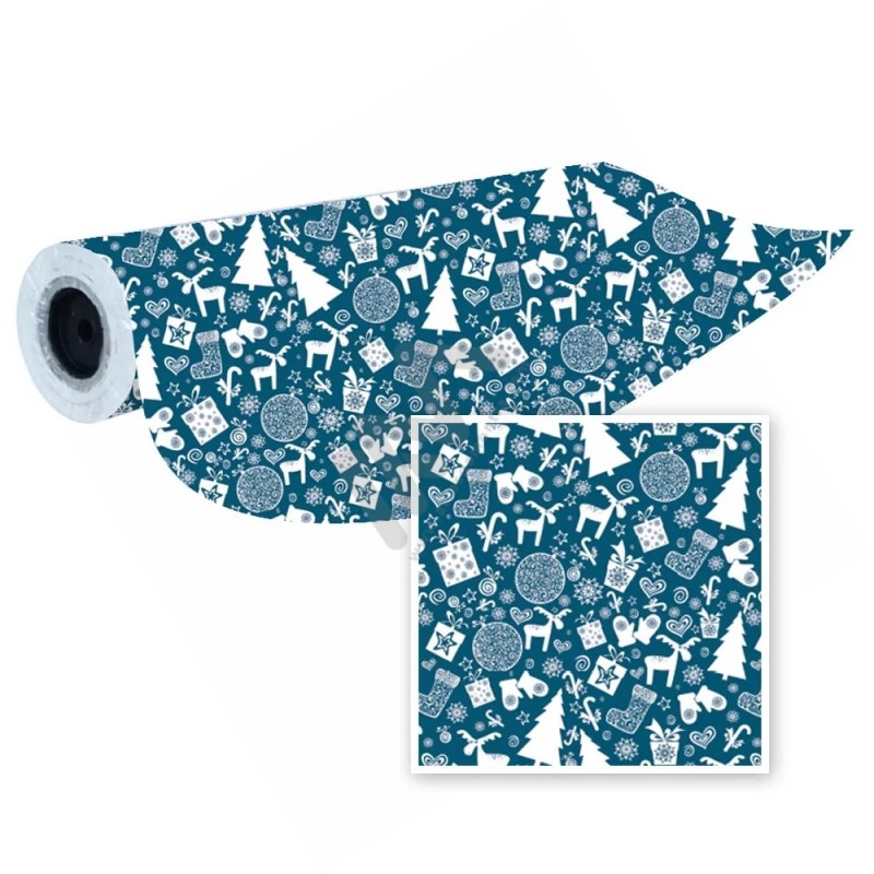 Christmas Wrapping Paper in Roll 62cm x 80m