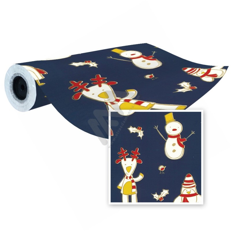Christmas Wrapping Paper in Roll 35cm x 100m