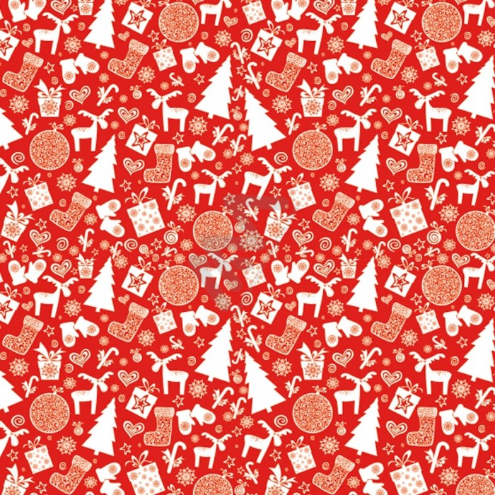 Christmas Wrapping Paper in Roll 62cm x 80m