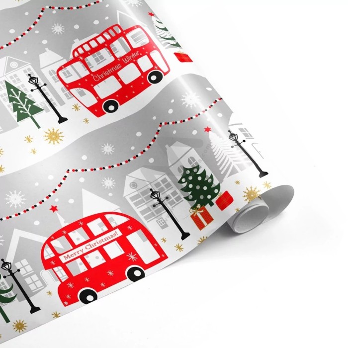 Christmas Wrapping Paper in Roll 70 x 600cm