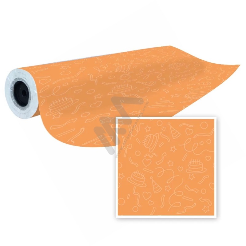 Wrapping Paper in Roll 62cm x 100m