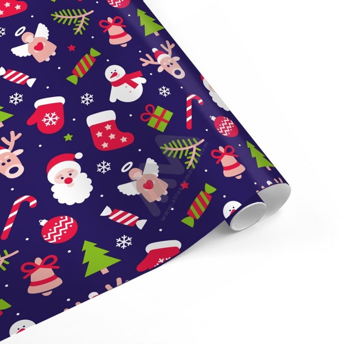 Christmas Wrapping Paper in Roll 70 x 200cm