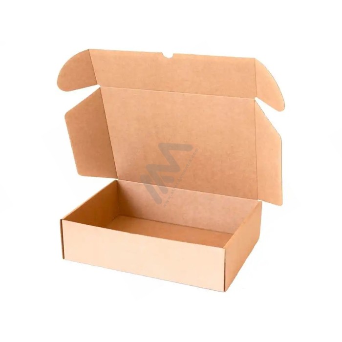 Kraft Cardboard Box Assembled and Ready for Shipping