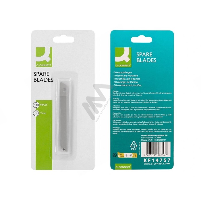 10 sheets for Cutting Knife