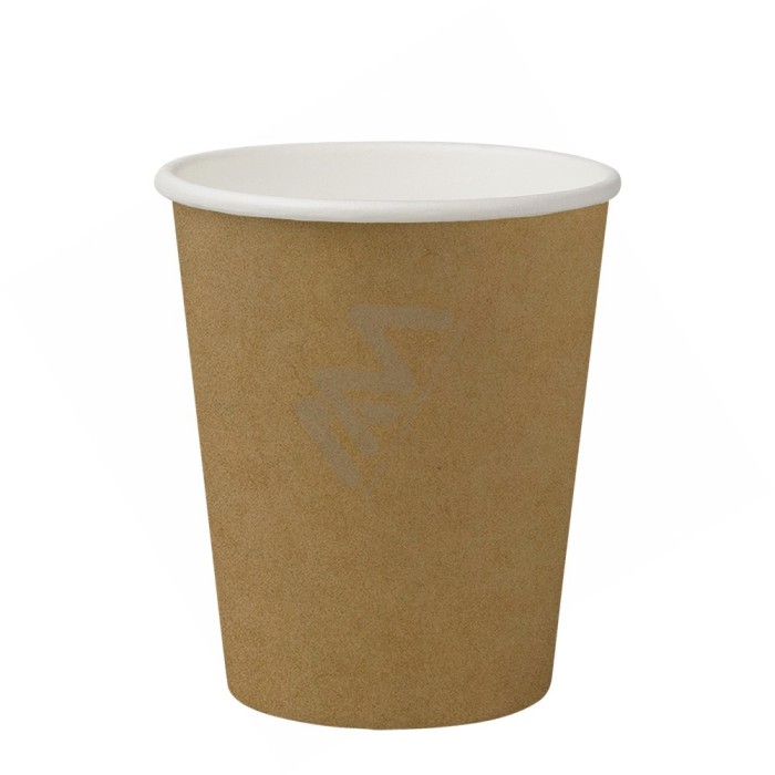 COPOS DE PAPEL CASTANHO 210 ml - Pack 50 un