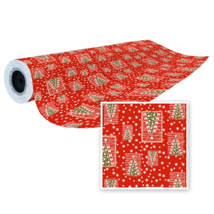 Papel de Embrulho em Rolo Natal 62cm x 80m %shop-name% %ean13%