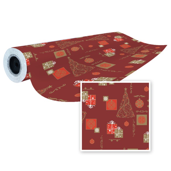 Papel de Embrulho em Rolo Natal 62cm x 80m %shop-name% %ean13%