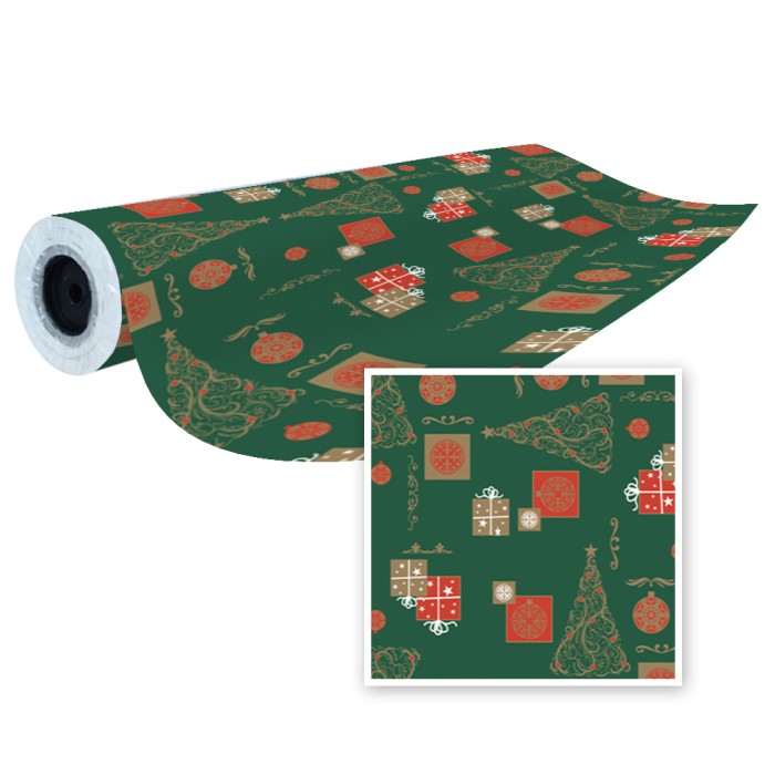 Papel de Embrulho em Rolo Natal 62cm x 80m %shop-name% %ean13%