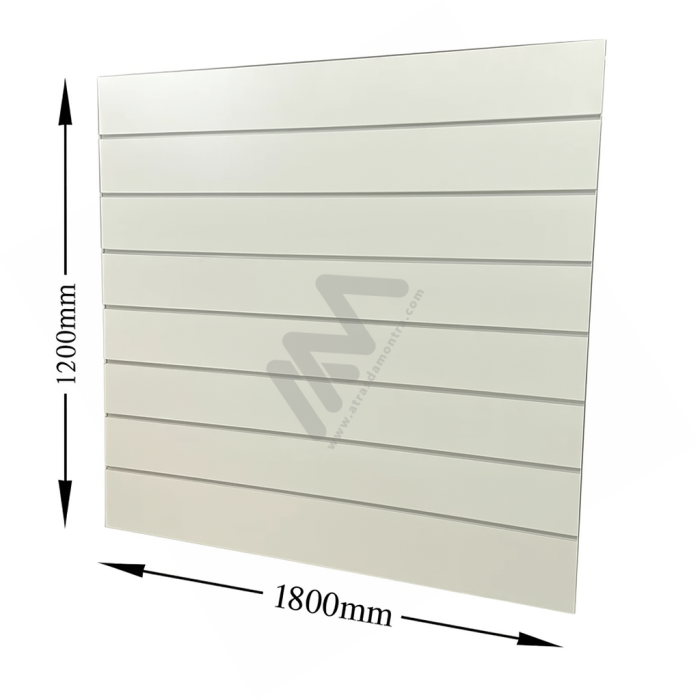 Painel Ranhurado R150 Branco 1800x1200x19mm