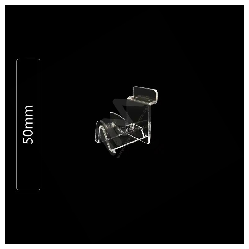 Glasses Acrylic Exhibitor for Slatwall Panel 50mm Glasses Acrylic Exhibitor for Slatwall Panel 50mm