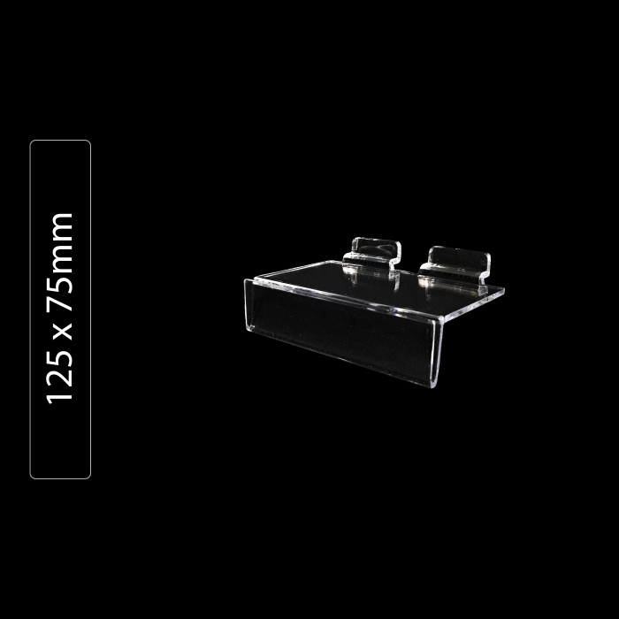 Acrylic Shelf with Display for Slatwall Panel