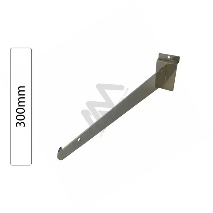 Chrome Shelf Bracket for Slatwall Panel