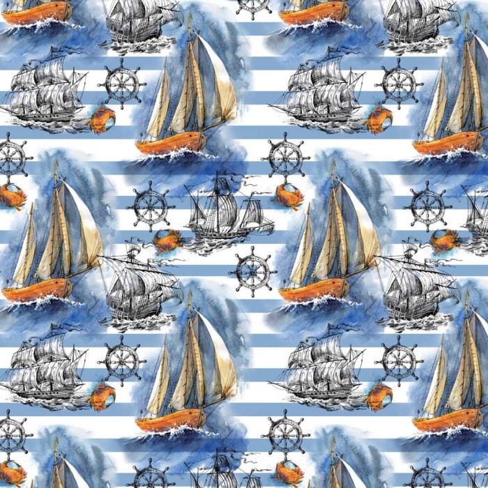Fantasy Wrapping Paper comes packed with 25 sheets 70cm x 100cm with boats, ships, seas and oceans