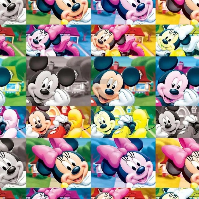 Papel de embrulho Disney Mickey Mouse c/25 folhas 70x100cm