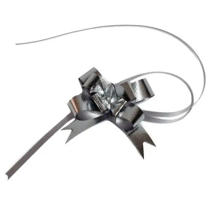 Metal Red Pull Bows - Pack