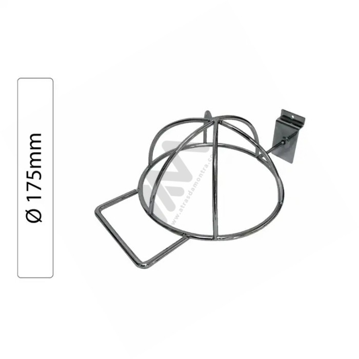 Cap Chrome Holder for Slatwall Panel