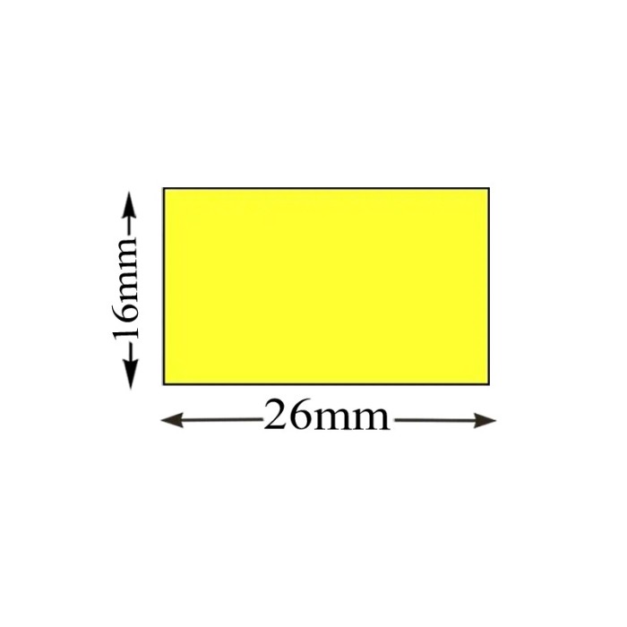 Rectangular Label Roll 26x16