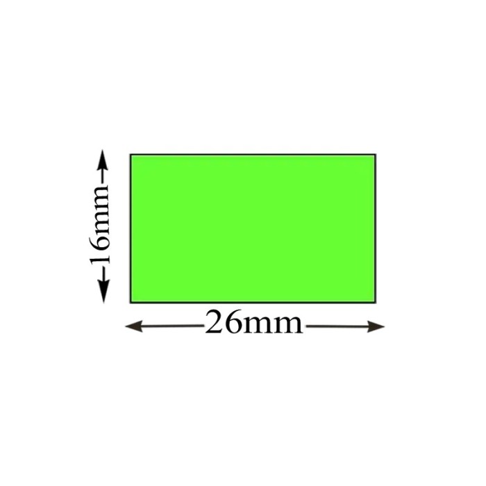 Rectangular Label Roll 26x16