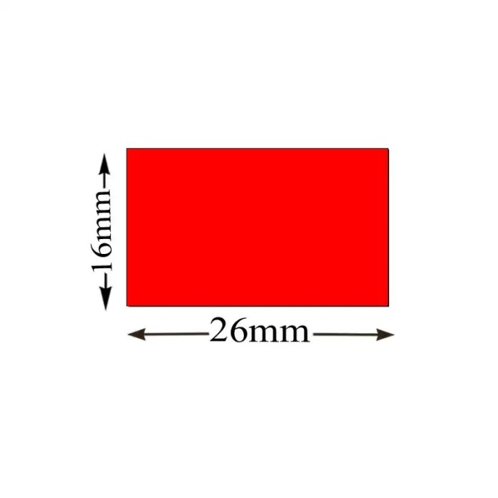 Rectangular Label Roll 26x16