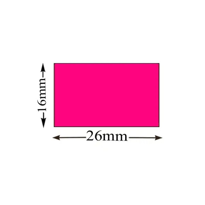 Rectangular Label Roll 26x16