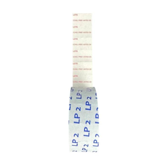 Rectangular Label Roll 26x16 LOTE opened