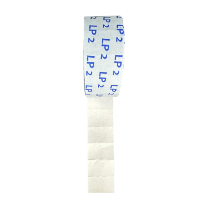 Rectangular Label Roll 26x16 White opened