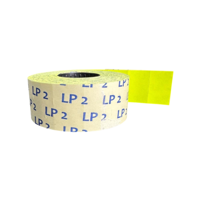 Rectangular Label Roll 26x16 Yellow