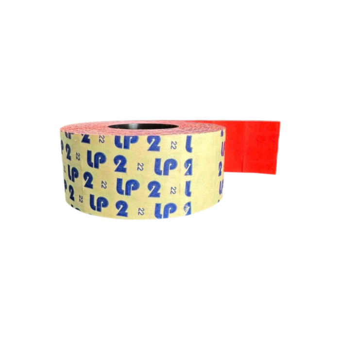 Rectangular Label Roll 26x16 Red