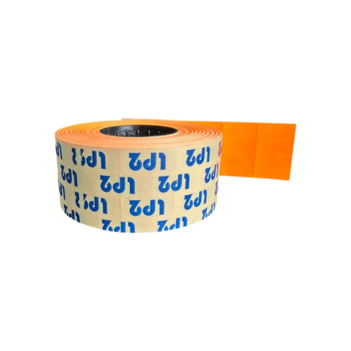 Rectangular Label Roll 26x16 Orange