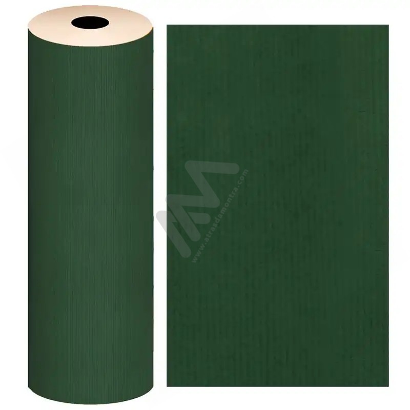 Papel Embrulho Verde Kraft em rolo 62cmx120m Papel Embrulho Verde Kraft em rolo 62cmx120m