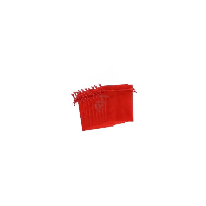 Red Organza Bags 13x17,5 - 10 units
